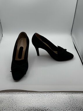 Unbranded Women’s Black Suede Pumps Heels Sz 7